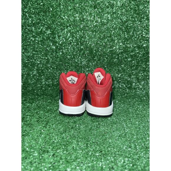 Nike‎ Air Jordan Deluxe Red Suede Leather Walking Shoes Sneakers Toddler Size 6C - Picture 6 of 8